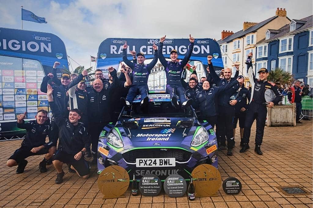 jon armstrong & m sport team rali ceredigion