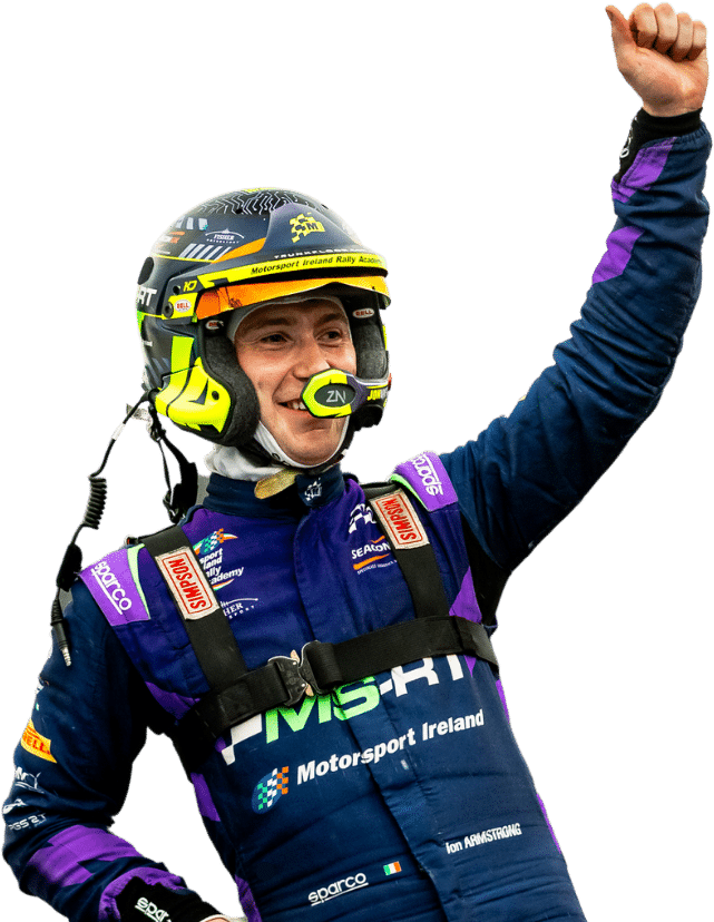 jon armstrong rally driver winner of rali ceredigion 2025